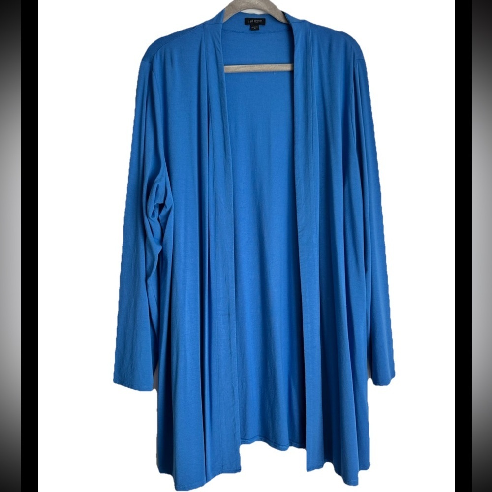 J.JILL WEAREVER Open Front Long Cardigan Sweater Gorgeous! Sz XL